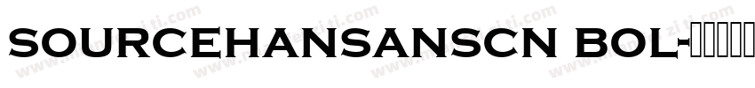 sourcehansanscn bol字体转换